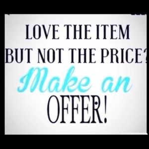 Feel free to make an offer!